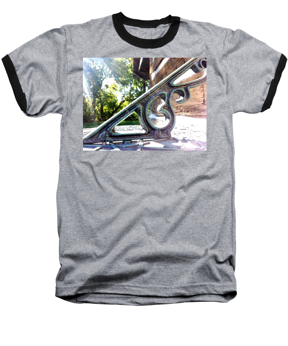 Sun Baseball T-Shirt featuring the photograph Time at an Angle by Robert Knight