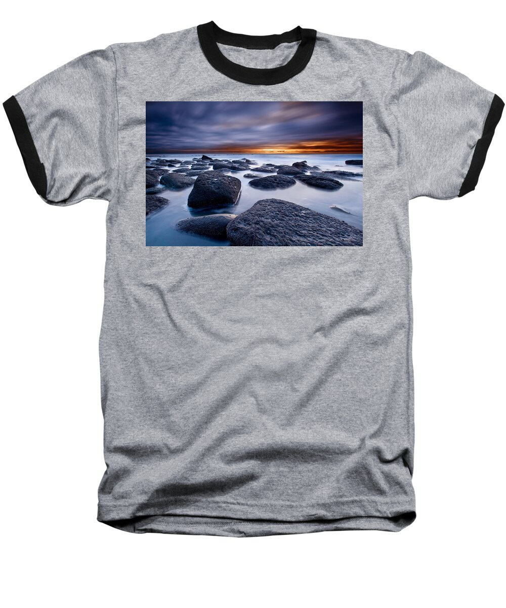 Rocks Baseball T-Shirt featuring the photograph Time travel by Jorge Maia