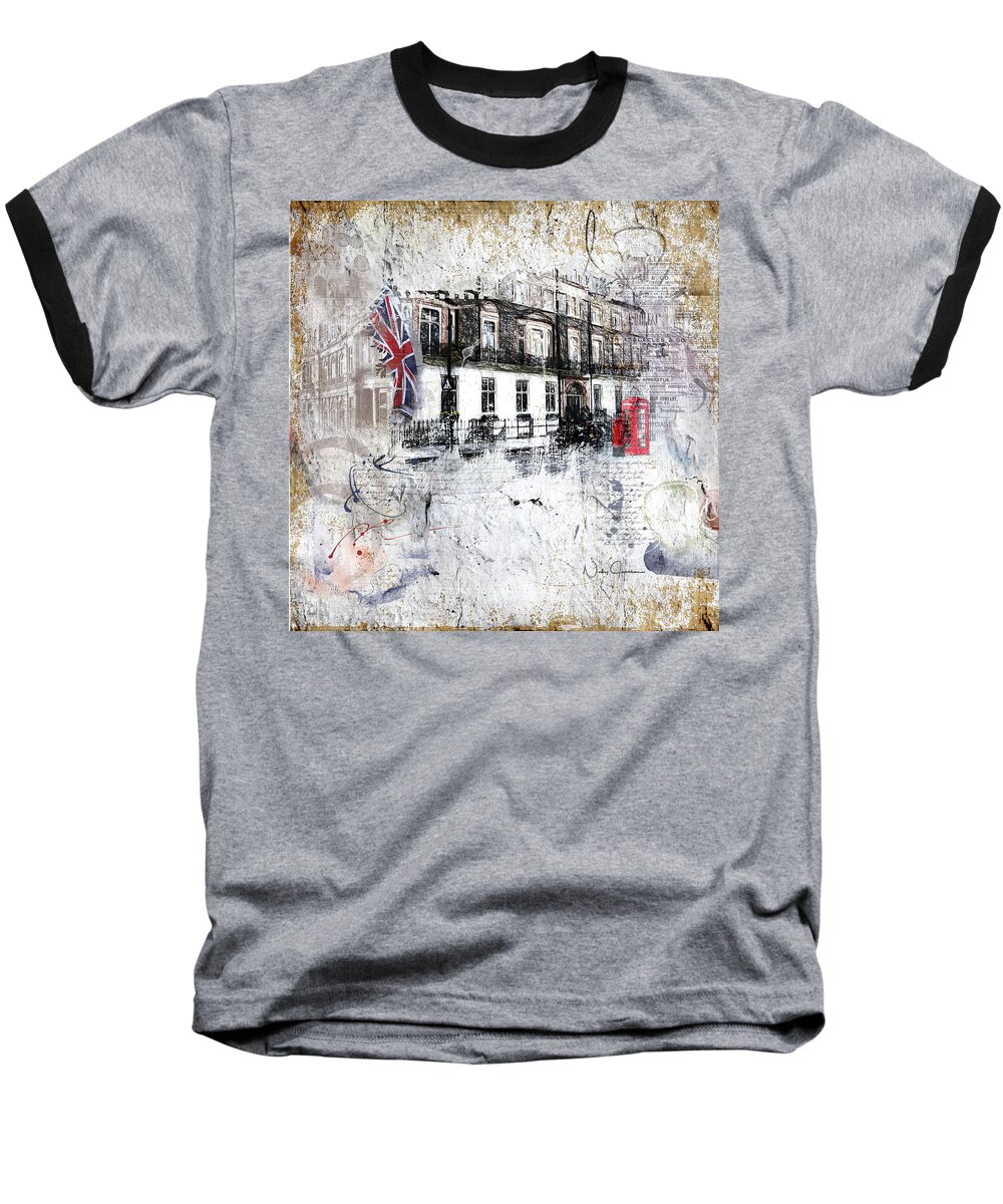 London Baseball T-Shirt featuring the digital art Timeless by Nicky Jameson
