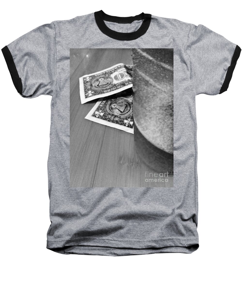 Beer Baseball T-Shirt featuring the photograph Tip for a draft beer by WaLdEmAr BoRrErO