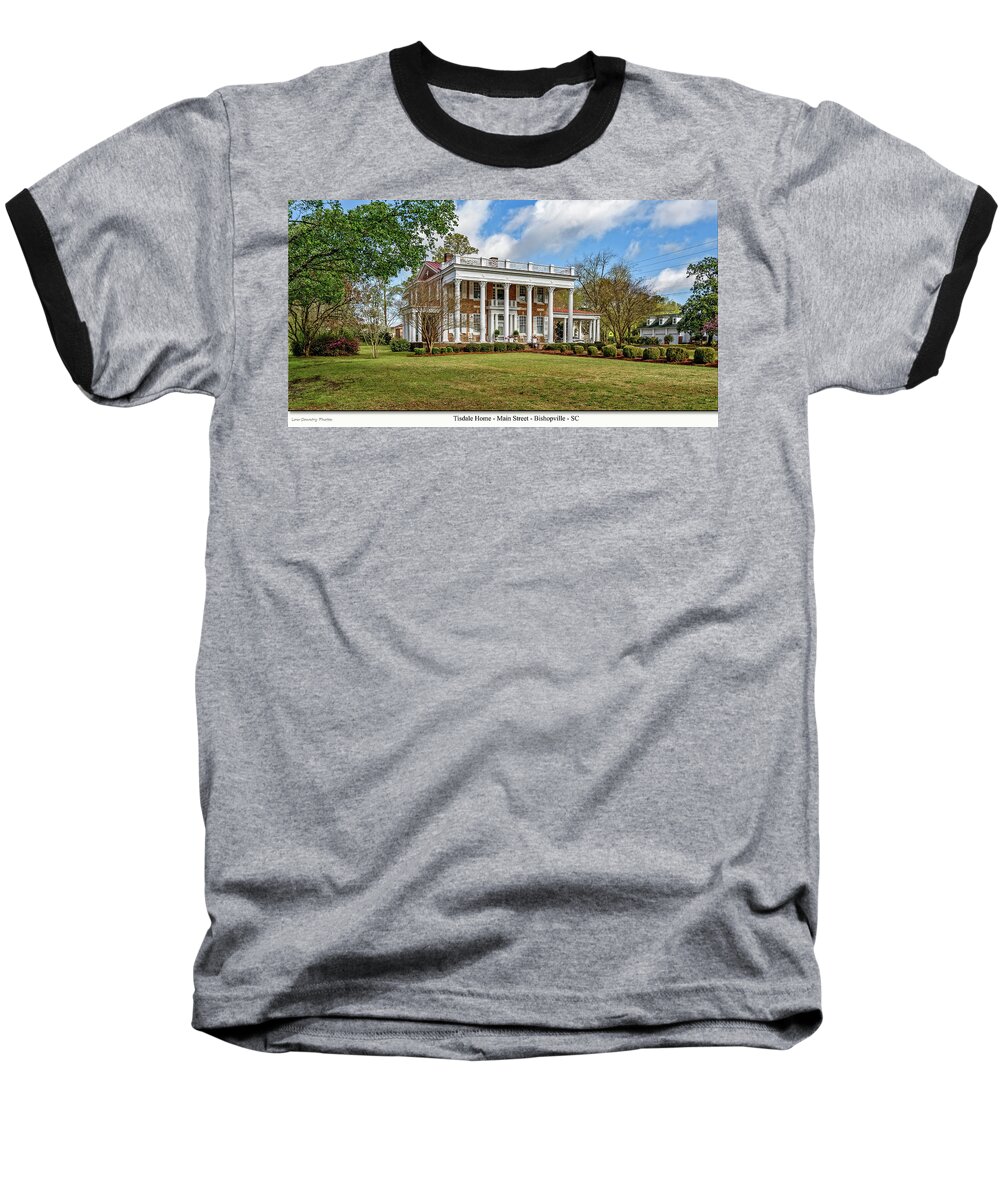 Bishopville Manor Baseball T-Shirt featuring the photograph Tisdale Manor2 by Mike Covington