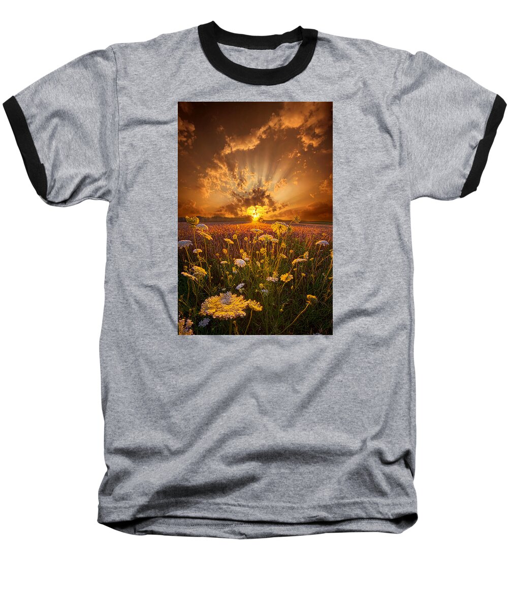 Travel Baseball T-Shirt featuring the photograph Tomorrow Is Just One Of Yesterday's Dreams by Phil Koch
