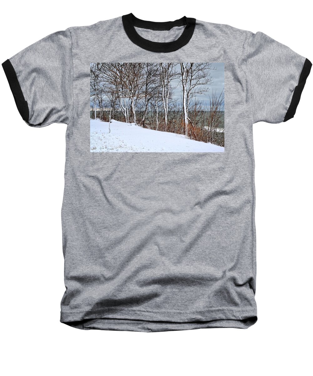 Season Baseball T-Shirt featuring the photograph Top of the Bluff by Michelle Calkins