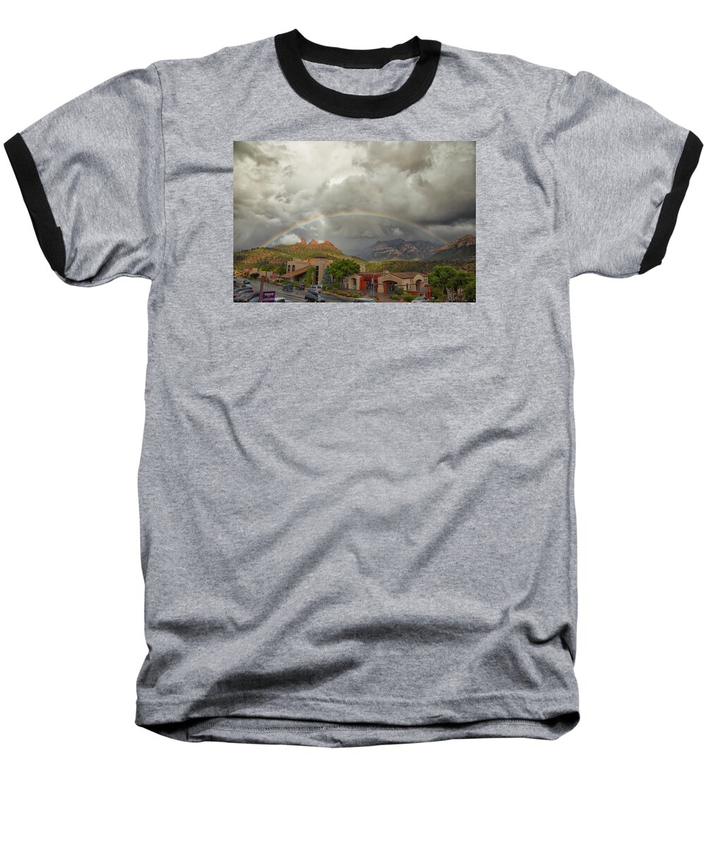 Sedona Baseball T-Shirt featuring the photograph Tour and Explore by Tom Kelly