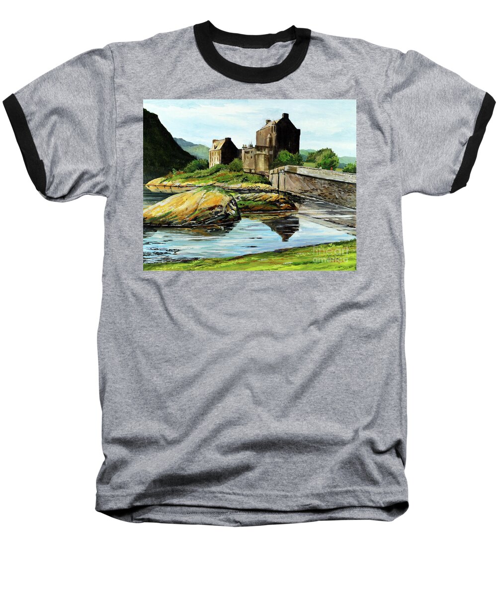 Perfect Location To Paint Multiple Scenes. Lighting Baseball T-Shirt featuring the painting Tourist Paradise by William Band
