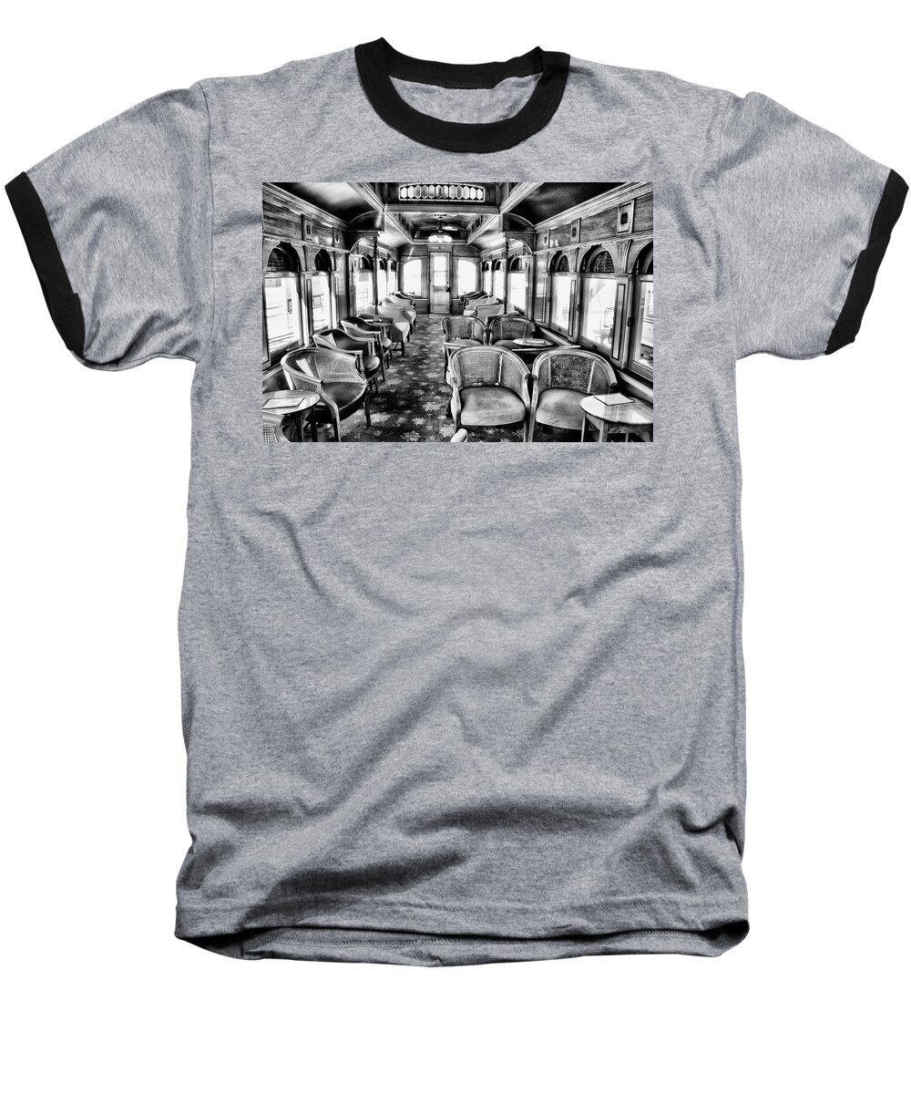 Strasburg Railroad Baseball T-Shirt featuring the photograph Traveling in Style by Paul W Faust - Impressions of Light