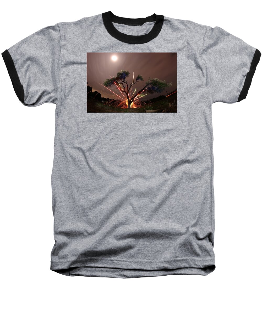 Landscape Baseball T-Shirt featuring the photograph Treeburst by Andrew Nourse