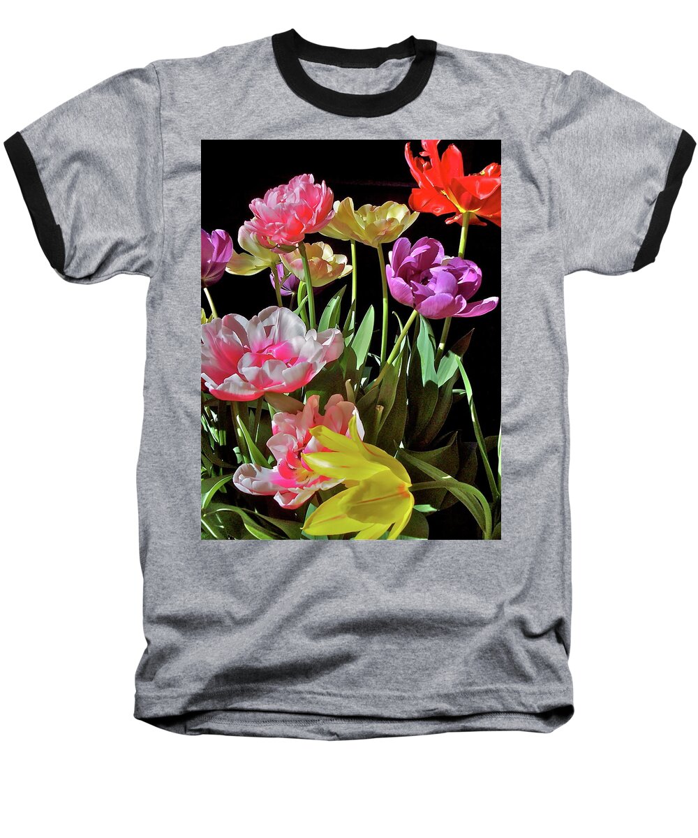 Flowers Baseball T-Shirt featuring the photograph Tulip 8 by Pamela Cooper