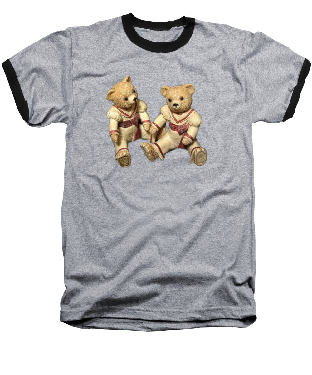 Bears Baseball T-Shirt featuring the photograph Twin Hagara Bears by Linda Phelps