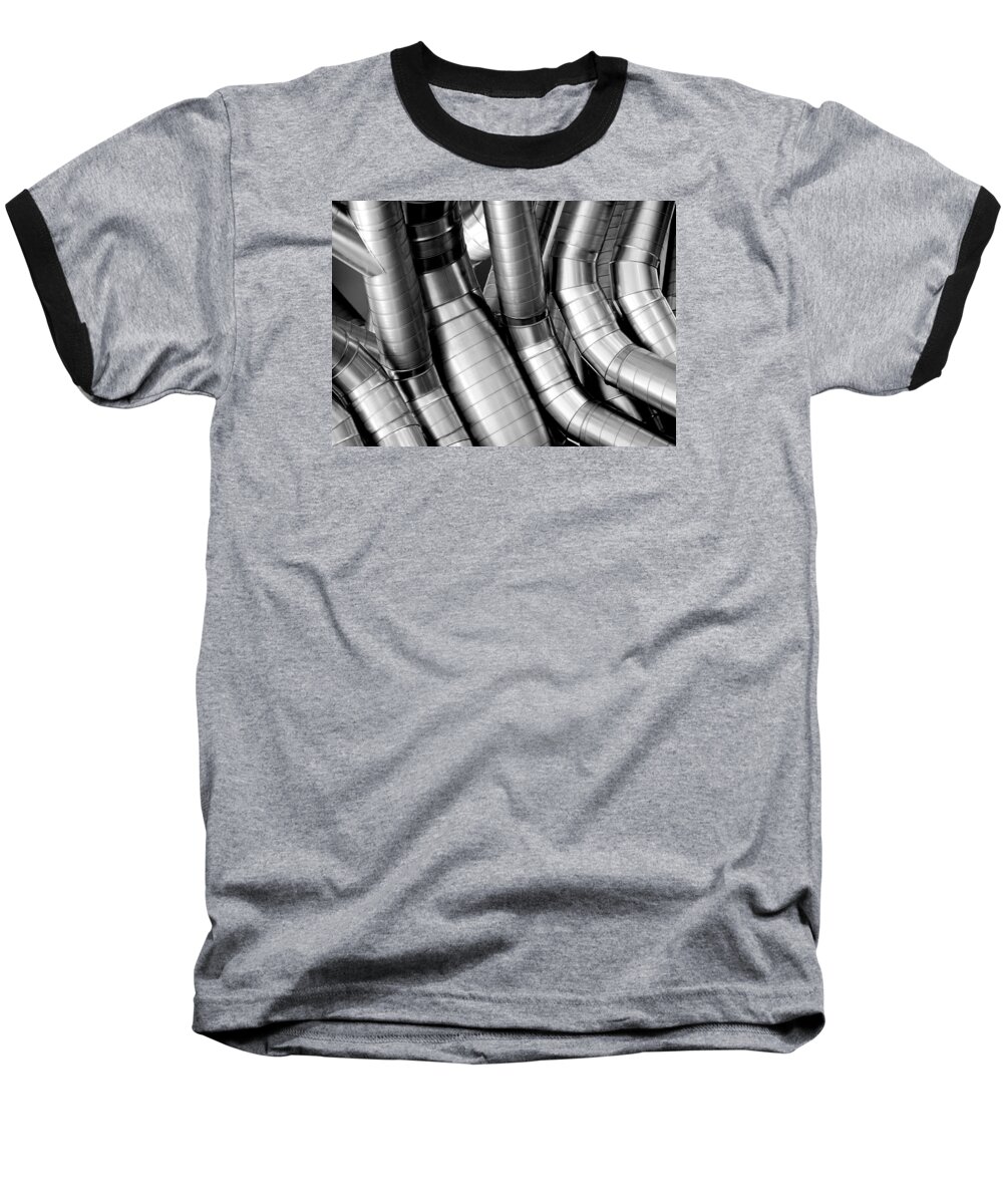 Metal Baseball T-Shirt featuring the photograph Twisty Tubes by Todd Klassy