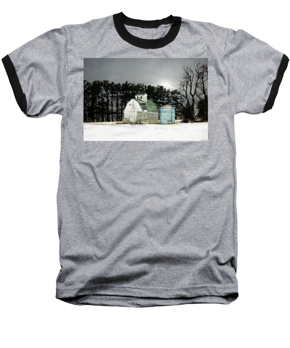 Barn Baseball T-Shirt featuring the photograph Twos Company by Julie Hamilton