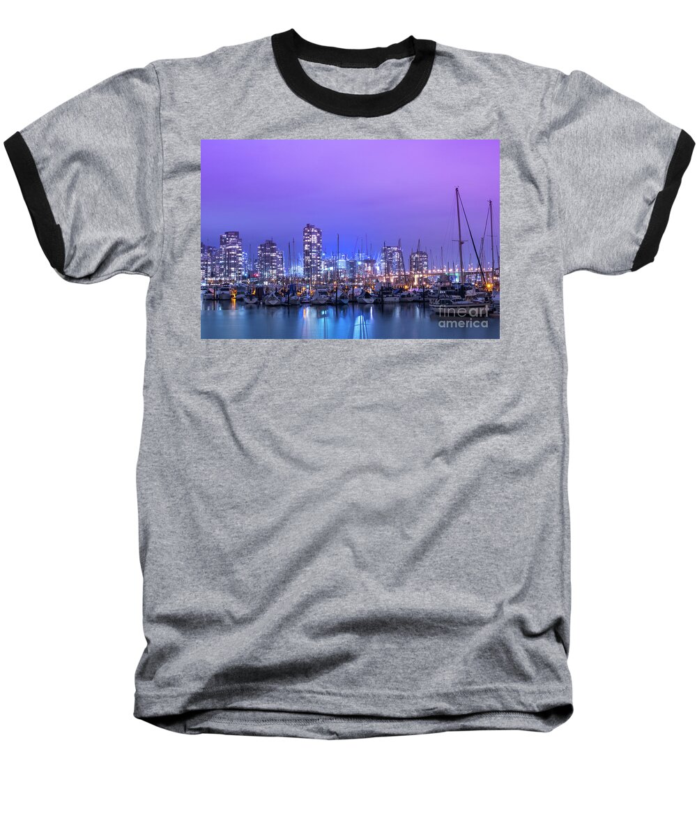 Bay Baseball T-Shirt featuring the photograph Vancouver by Juli Scalzi
