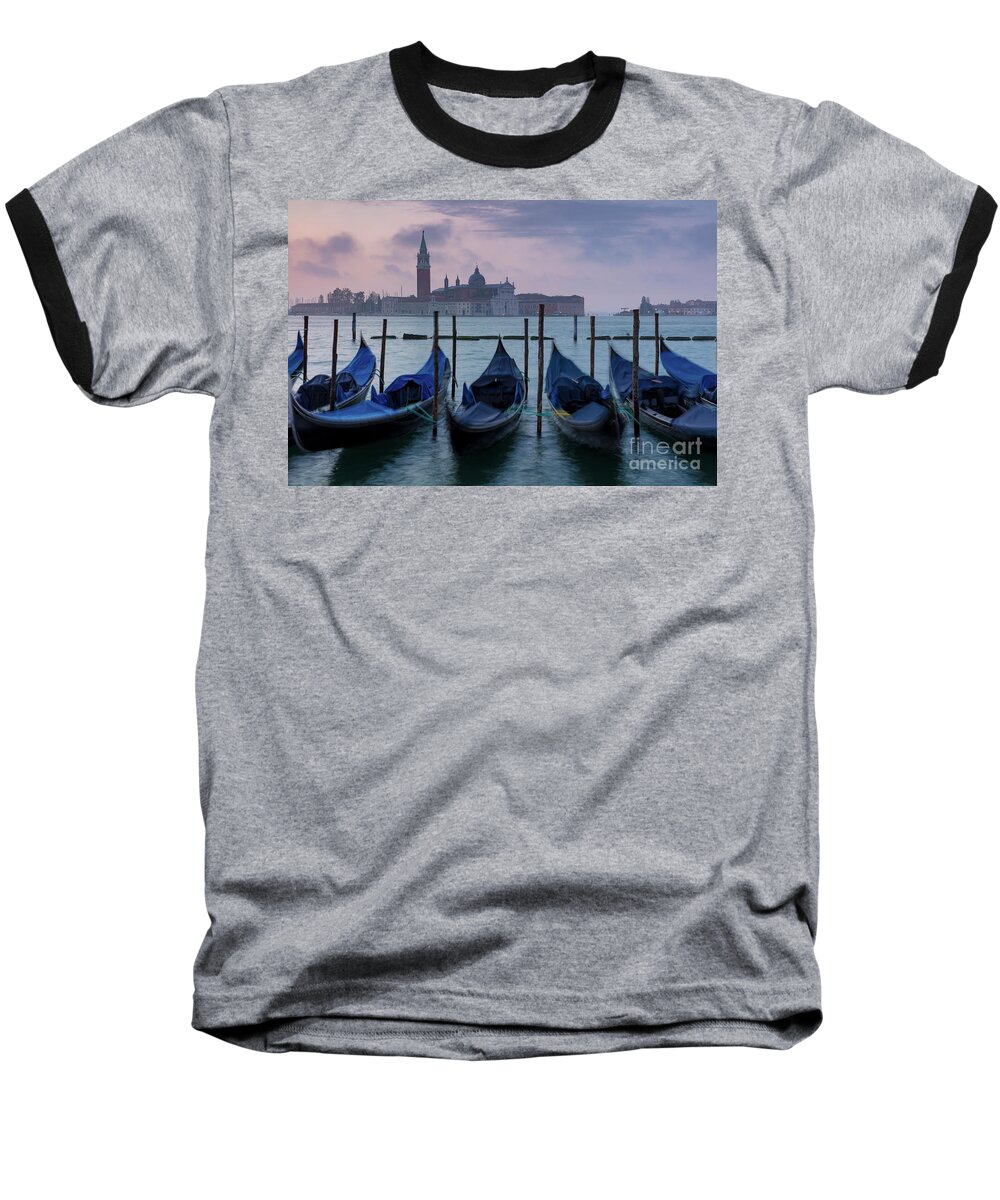 Venice Baseball T-Shirt featuring the photograph Venice Dawn III by Brian Jannsen