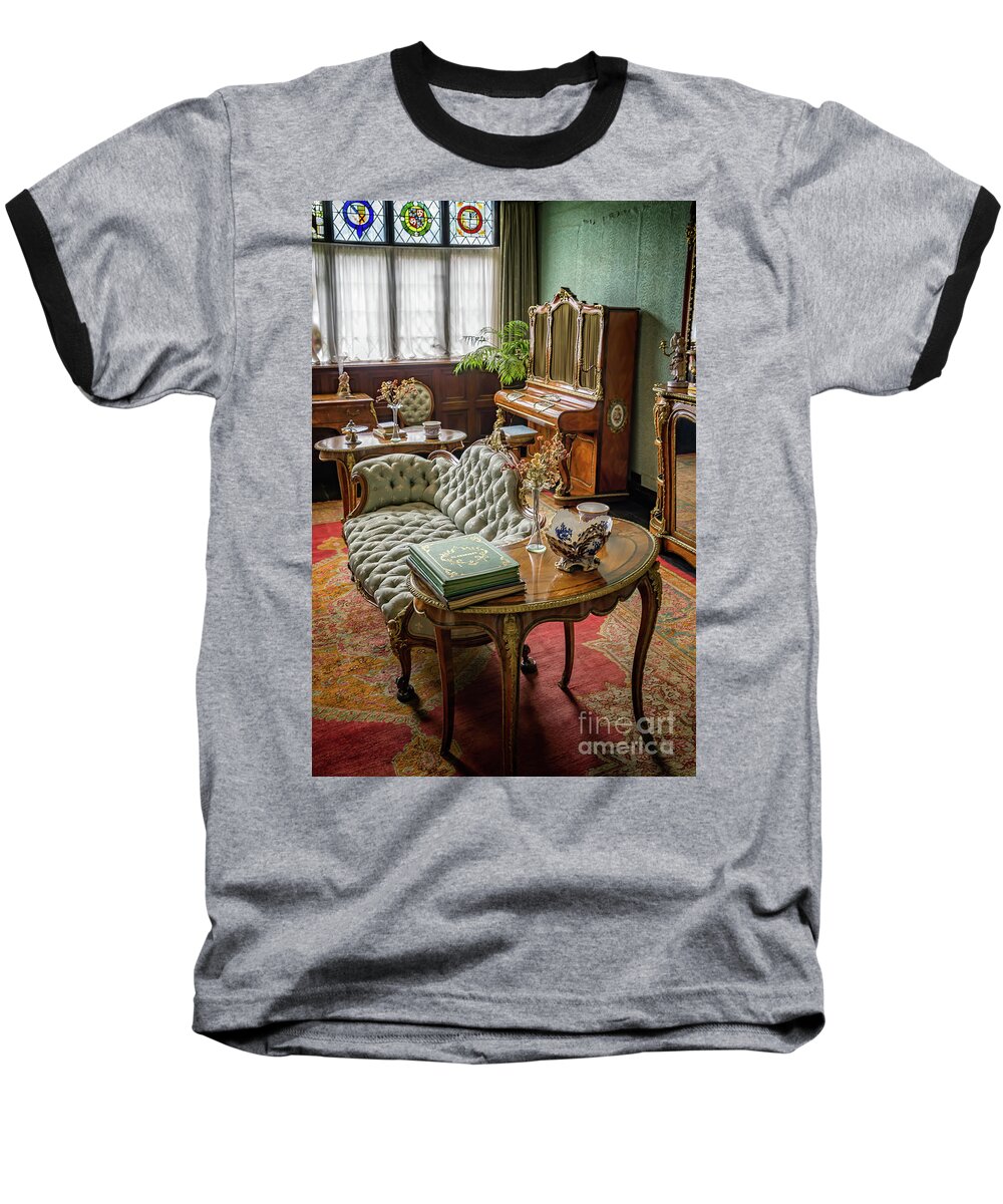 British Baseball T-Shirt featuring the photograph Victorian Life by Adrian Evans