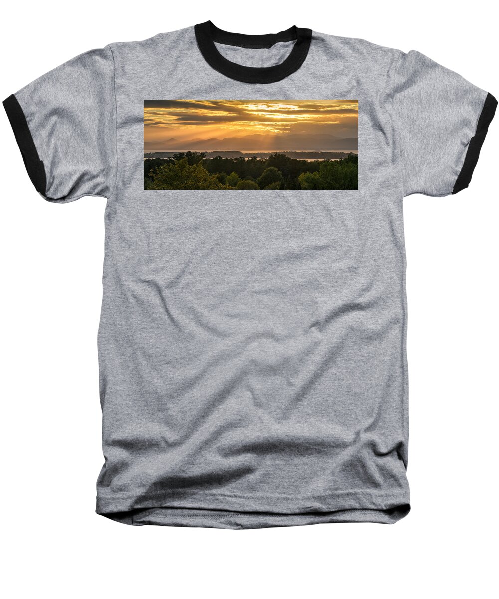 Burlington Baseball T-Shirt featuring the photograph View from Overlook Park by Craig Szymanski