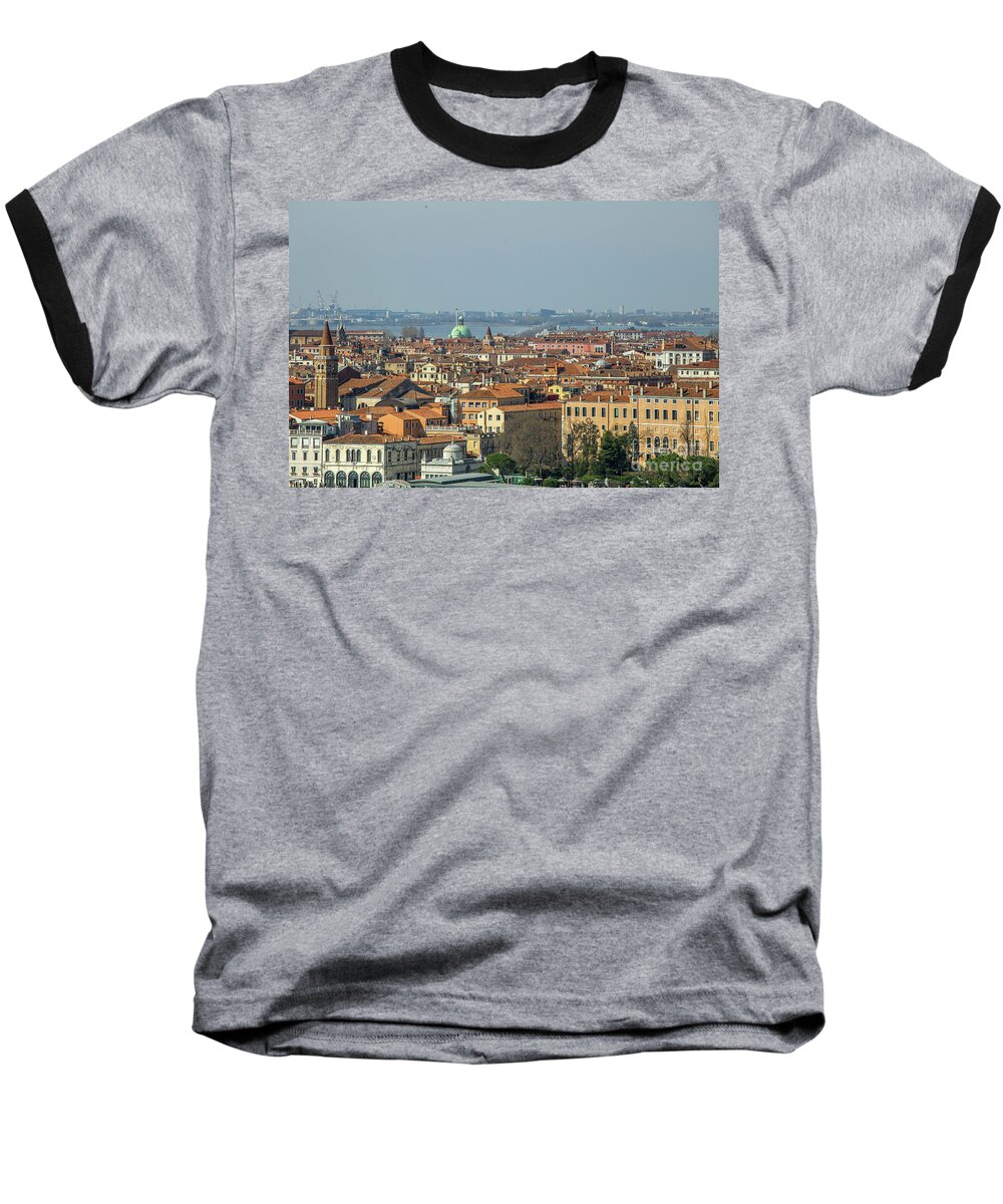 View Baseball T-Shirt featuring the photograph View on Venice by Patricia Hofmeester