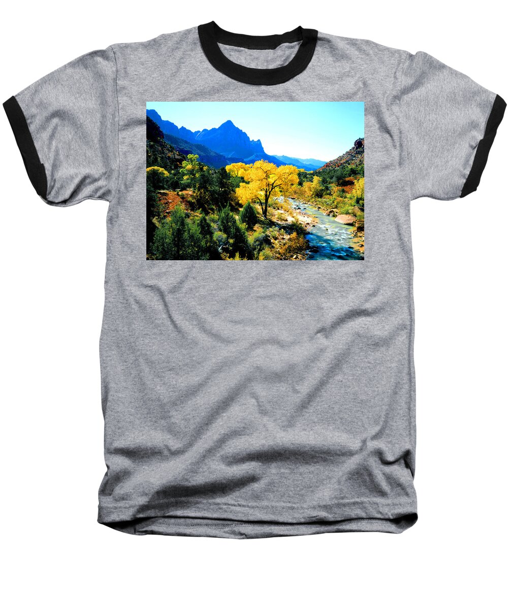 Utah Baseball T-Shirt featuring the photograph Virgin River by Frank Houck