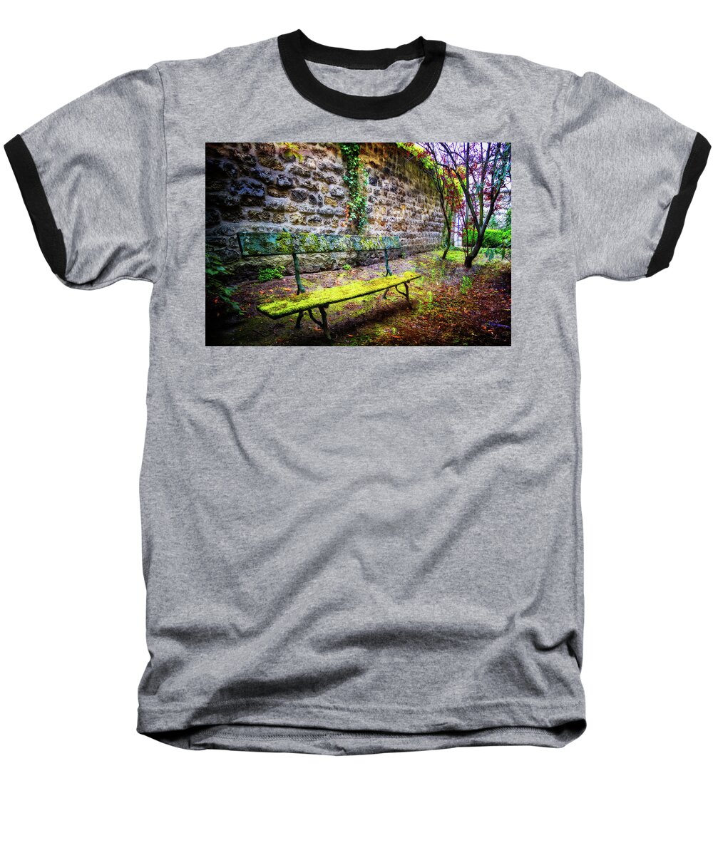 French Baseball T-Shirt featuring the photograph Waiting by Debra and Dave Vanderlaan