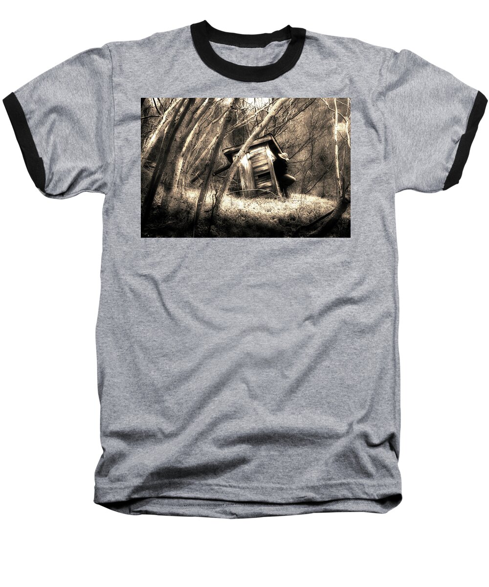People Baseball T-Shirt featuring the photograph Waiting... by Gray Artus