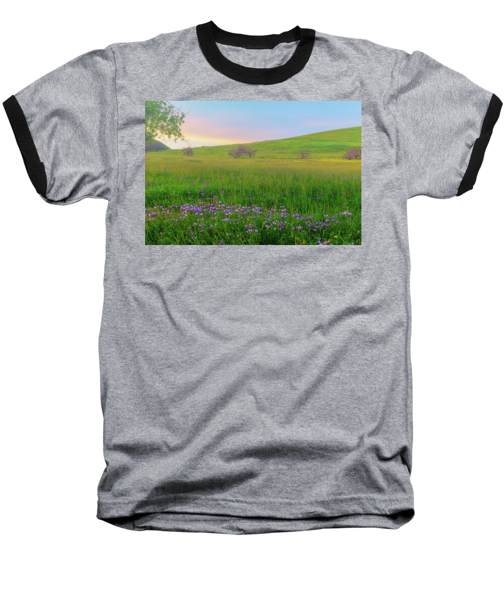 Landscape Baseball T-Shirt featuring the photograph Wally Baskets at Sunrise by Marc Crumpler