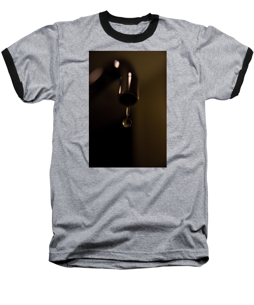 Water Baseball T-Shirt featuring the photograph Water droplet by Mike Dunn