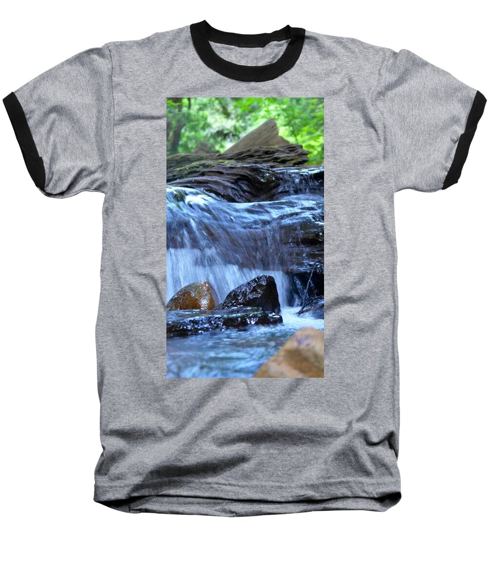 Waterfall Baseball T-Shirt featuring the photograph Waterfall by Alex King