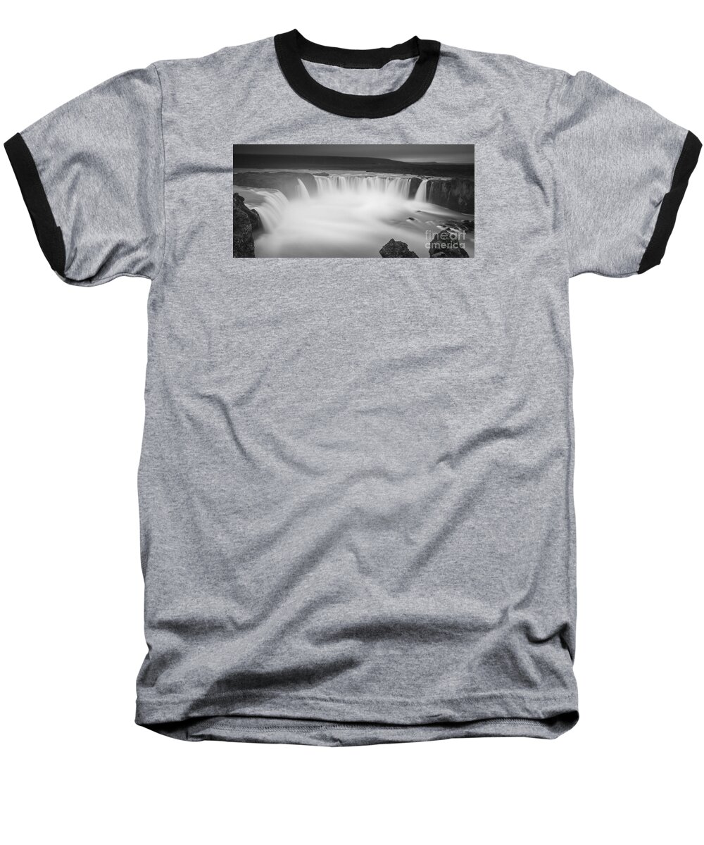 Water Baseball T-Shirt featuring the photograph Waterfall Of The Gods Iceland by Gunnar Orn Arnason