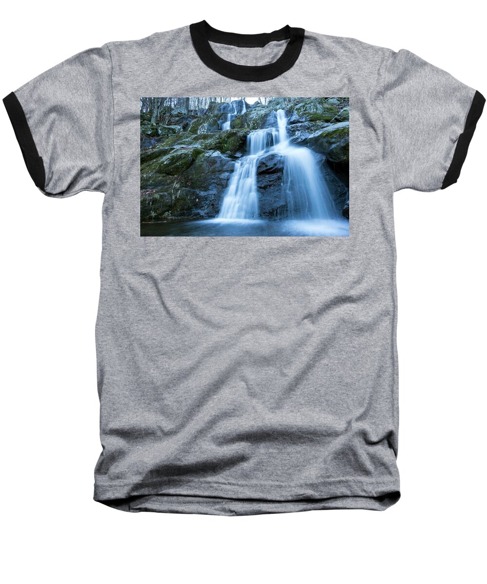 Shenandoah Baseball T-Shirt featuring the photograph Waterfalls by Travis Rogers