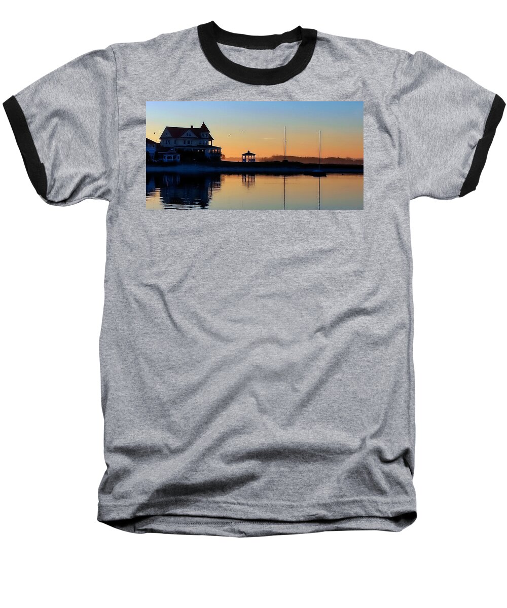 Vacation Home Baseball T-Shirt featuring the photograph Waterfront Living by Bruce Gannon