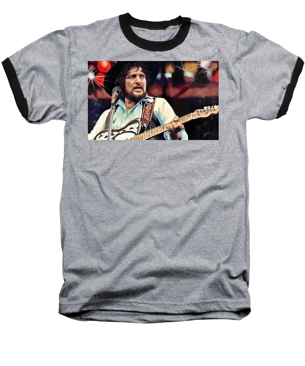 Corel Painter 18 Baseball T-Shirt featuring the digital art Waylon by Susan Kinney