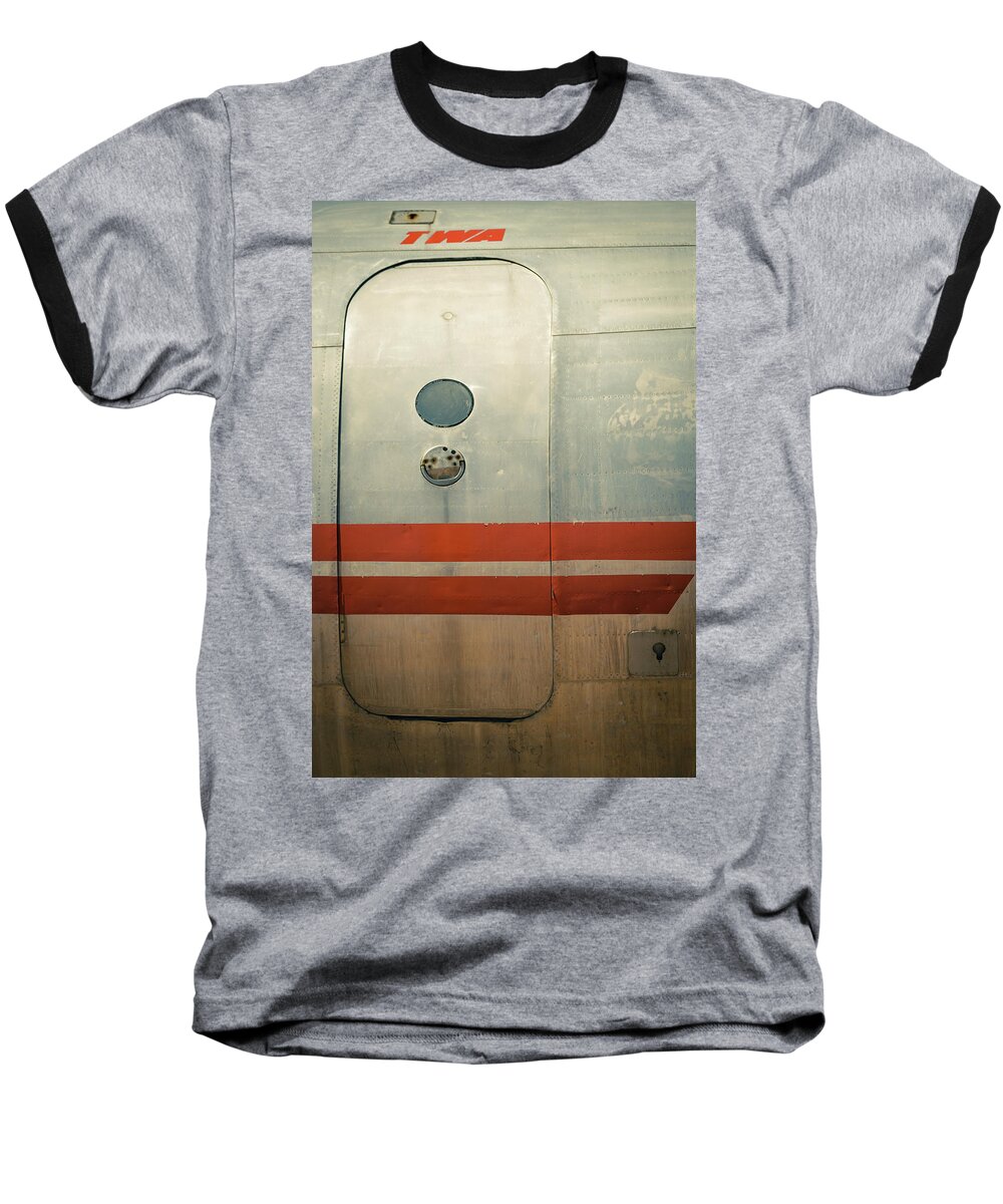 Aeroplane Baseball T-Shirt featuring the photograph Welcome Aboard by Jay Beckman