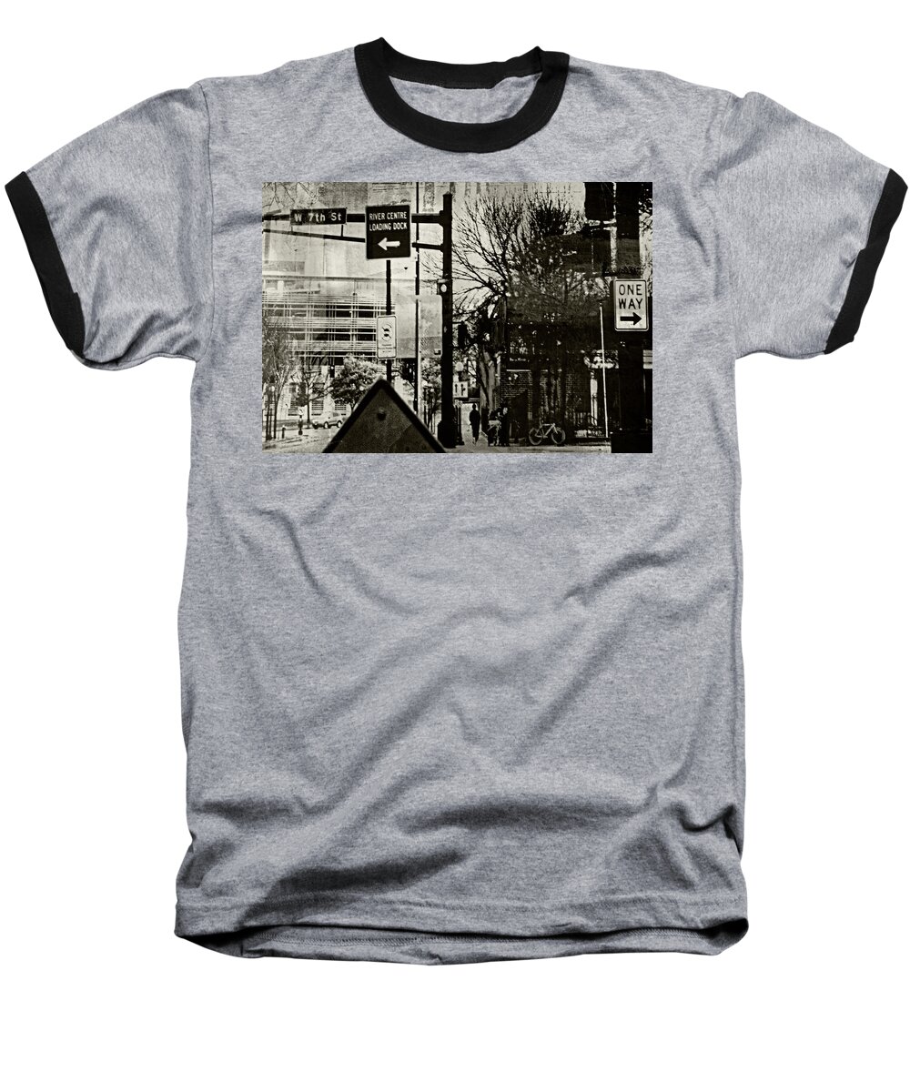 Minnnesota Baseball T-Shirt featuring the photograph West 7th Street by Susan Stone