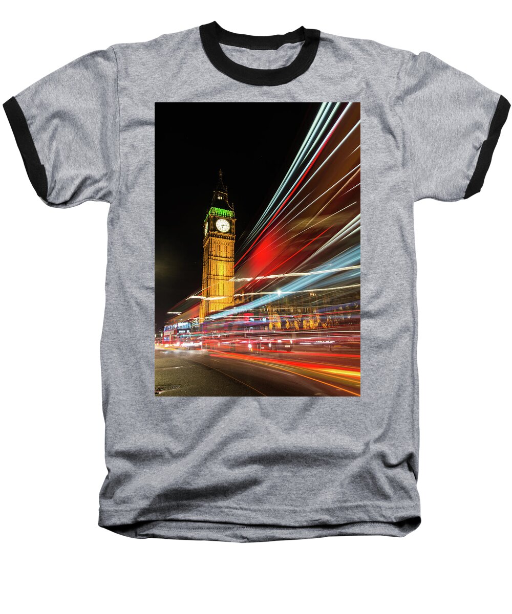 London Baseball T-Shirt featuring the photograph Westminster by Alex Lapidus