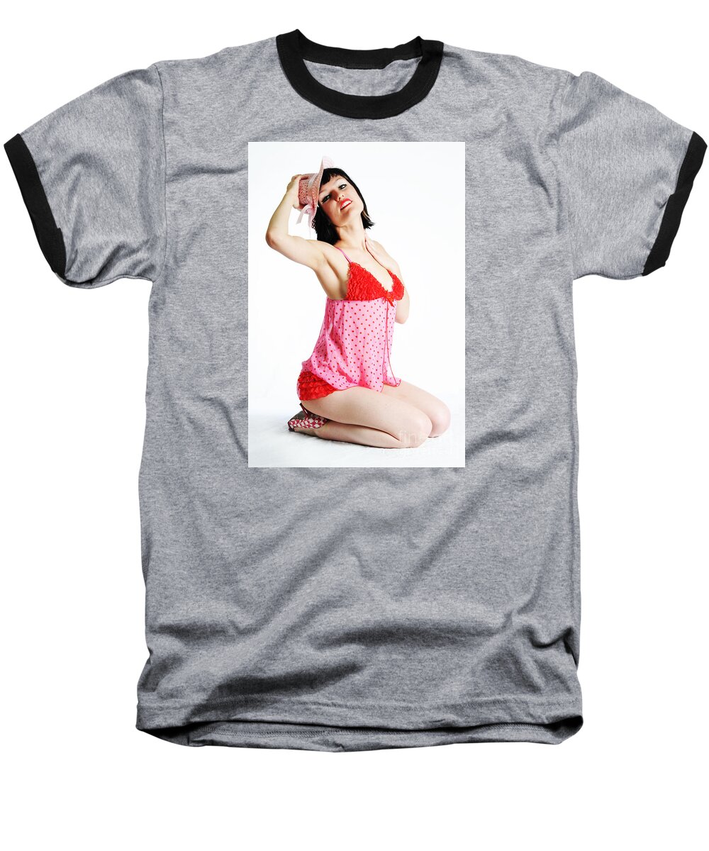 Pink Baseball T-Shirt featuring the photograph What a beautiful day by Robert WK Clark