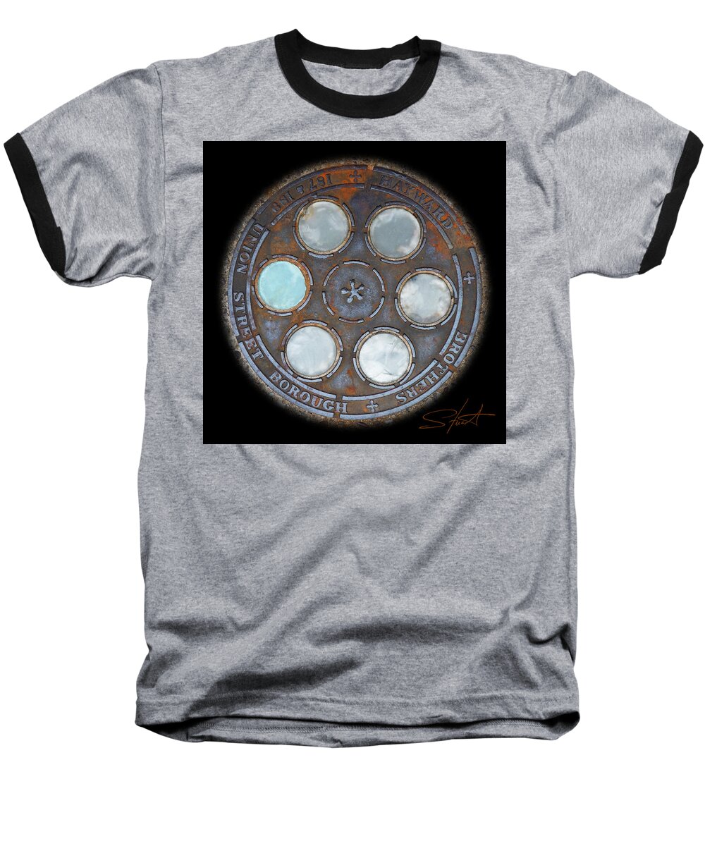  Baseball T-Shirt featuring the photograph Wheel 2 by Charles Stuart