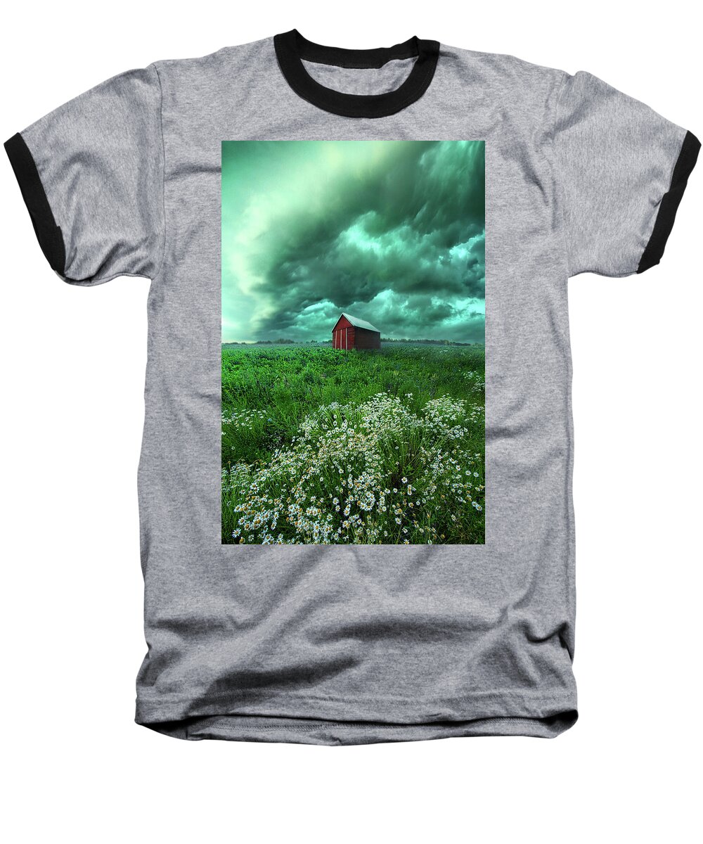 Summer Baseball T-Shirt featuring the photograph When The Thunder Rolls by Phil Koch