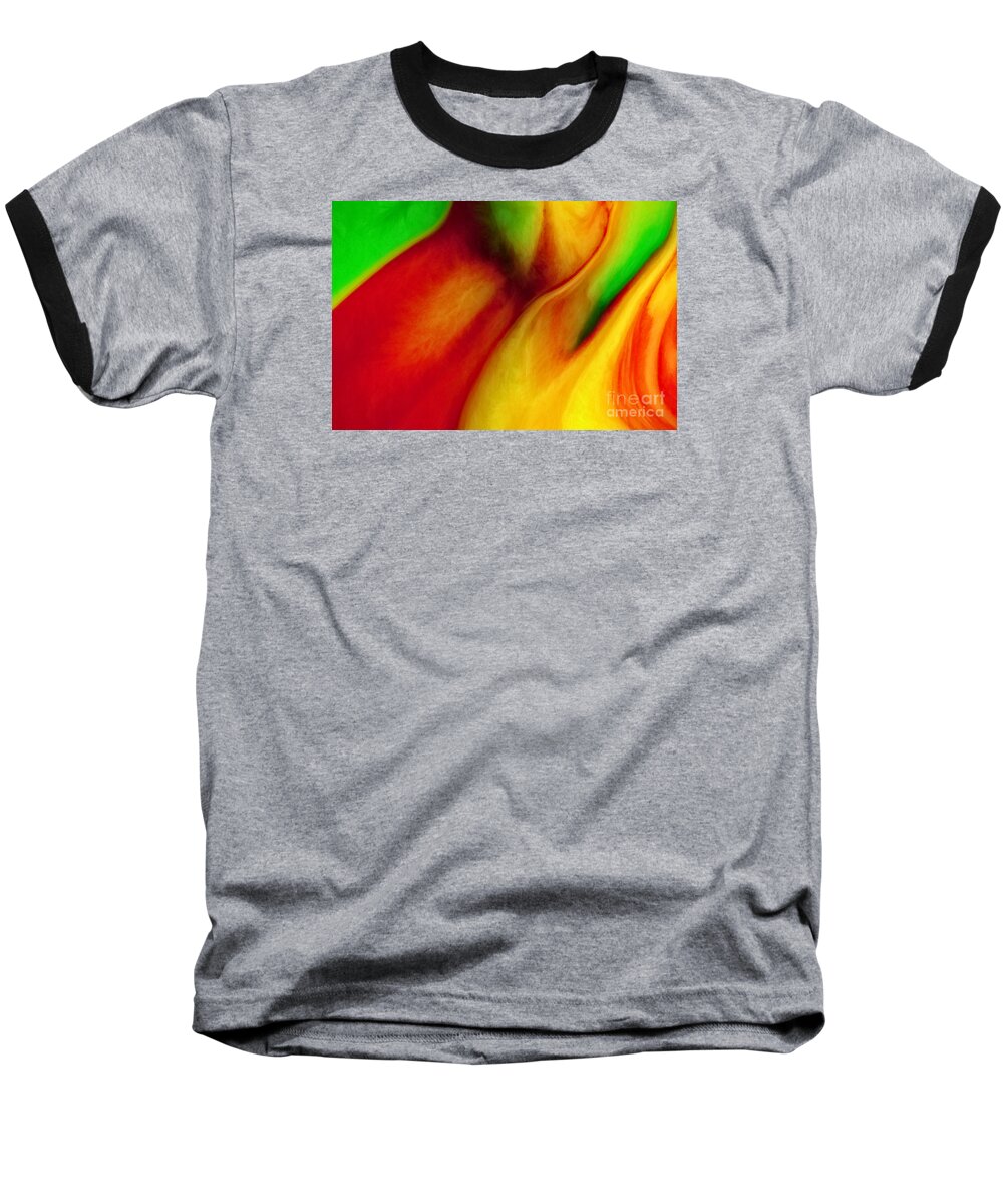 Abstract Baseball T-Shirt featuring the photograph Where Time Stands Still by Patti Schulze