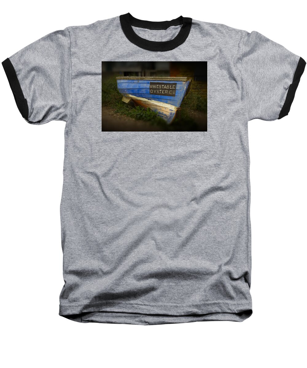Whitstable Baseball T-Shirt featuring the photograph Whitstable Oysters by David French