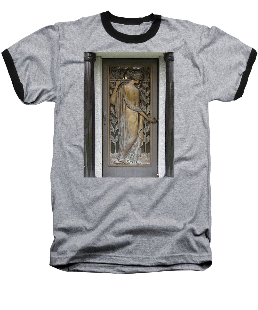 Woman Baseball T-Shirt featuring the photograph Will My Voice Leave Echoes by Char Szabo-Perricelli