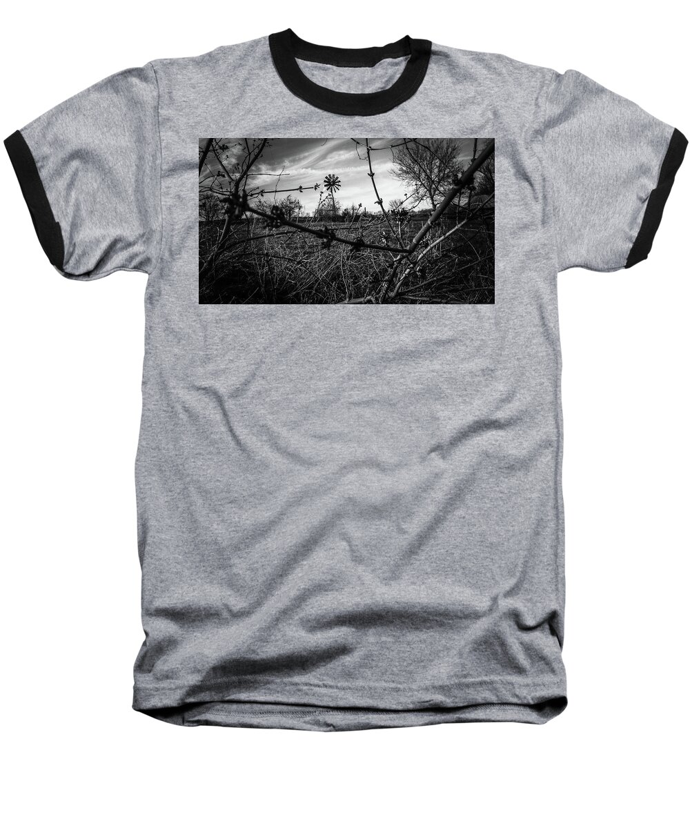  Baseball T-Shirt featuring the photograph Windmill by Jessie Henry