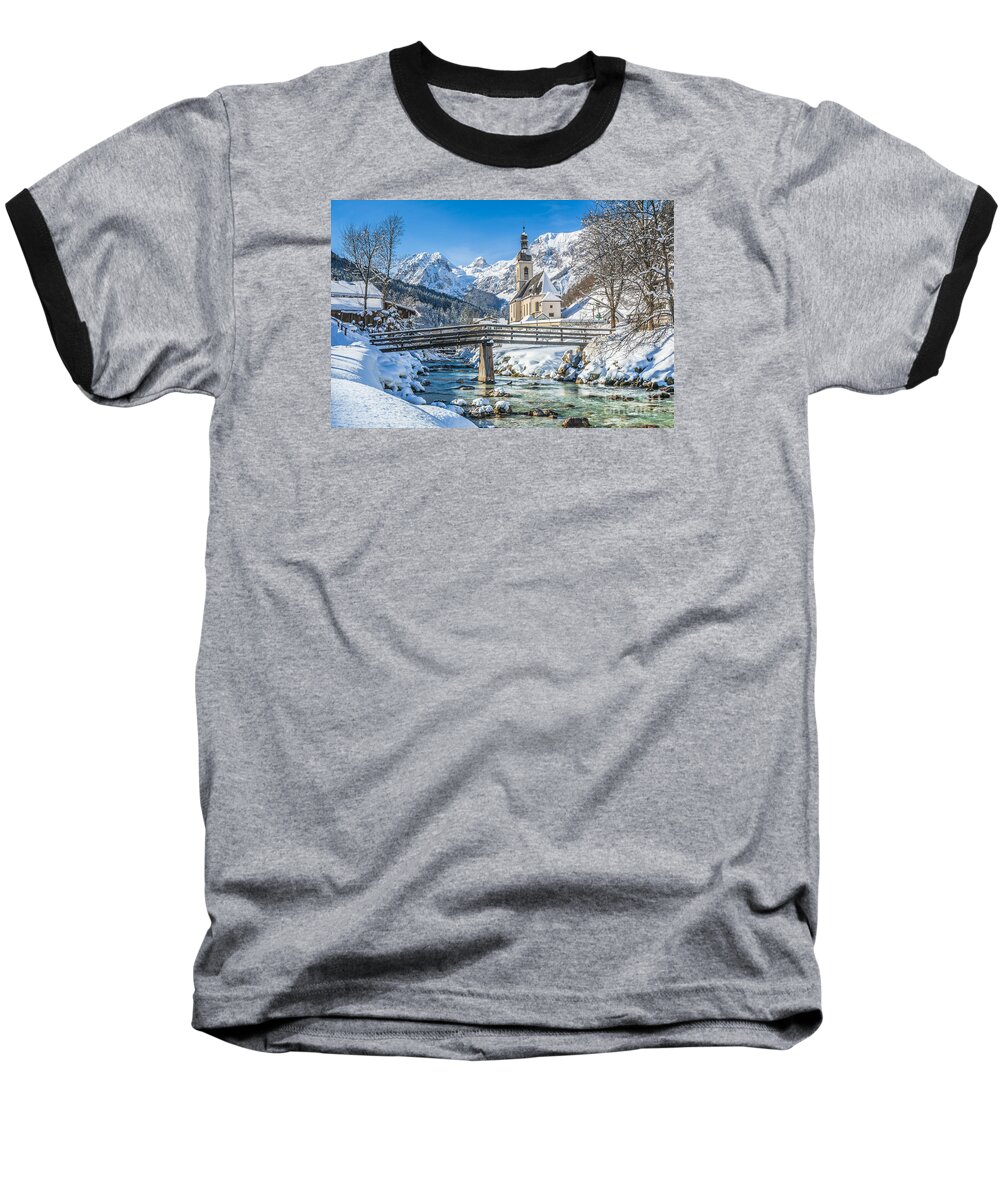 Alpen Baseball T-Shirt featuring the photograph Winter Essentials by JR Photography