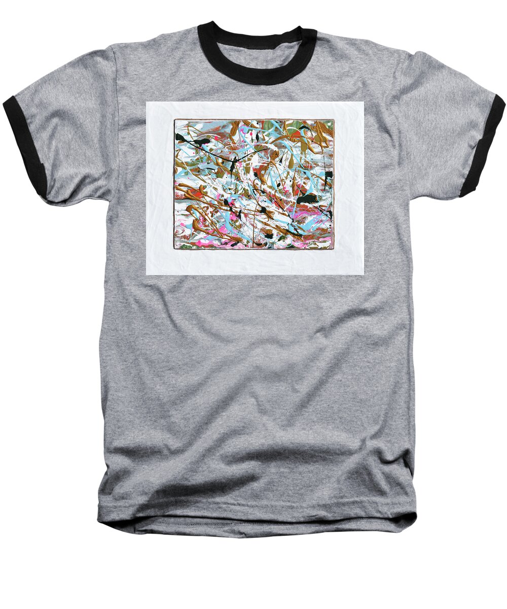 Winter Baseball T-Shirt featuring the painting Winter Joy by Donna Blackhall