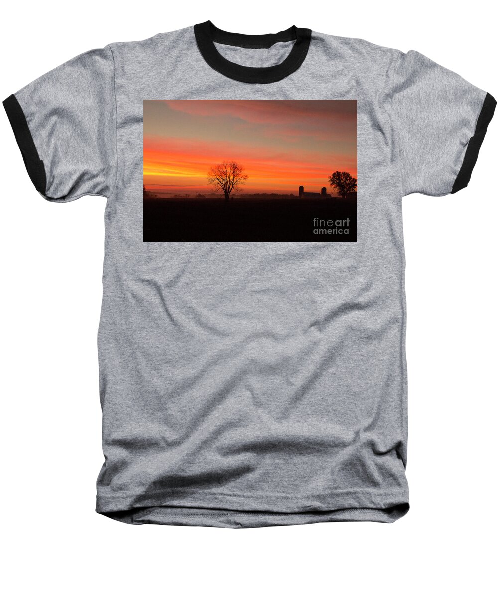 Sunrise Baseball T-Shirt featuring the photograph Wish You Were Here by Melissa Mim Rieman