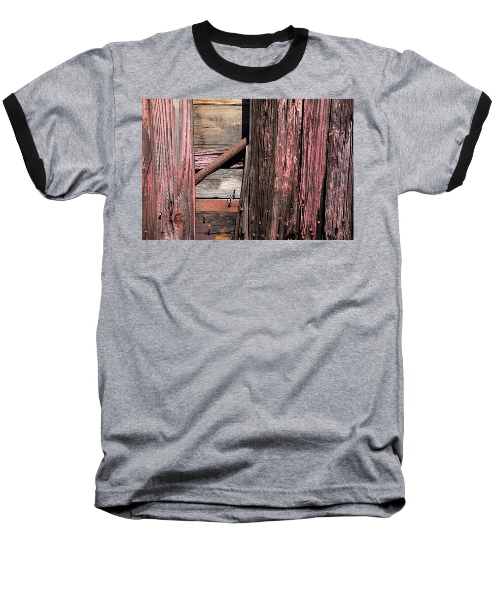 On Two Baseball T-Shirt featuring the photograph Wood And Rod by Karol Livote