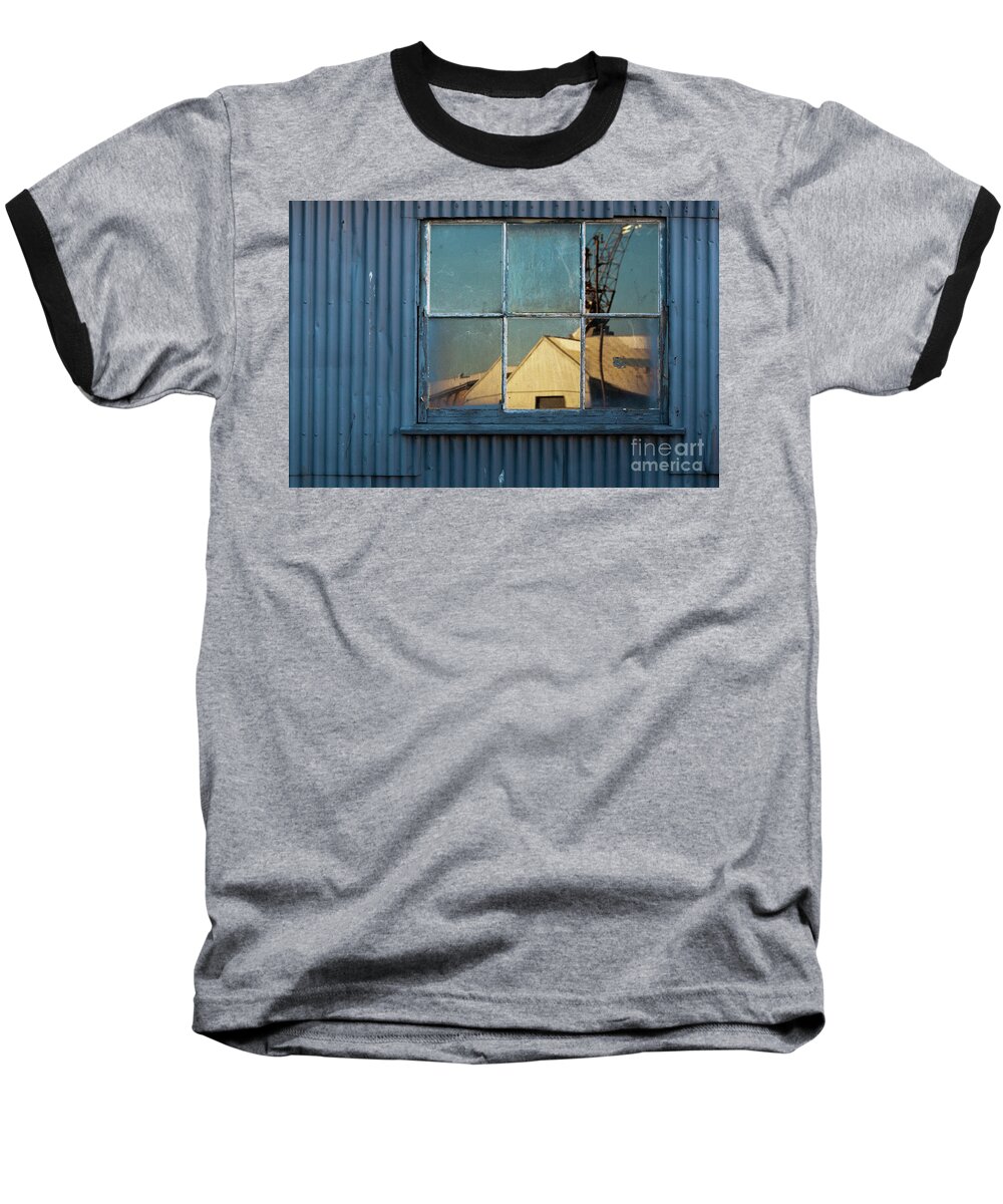 Window Baseball T-Shirt featuring the photograph Work View 1 by Werner Padarin