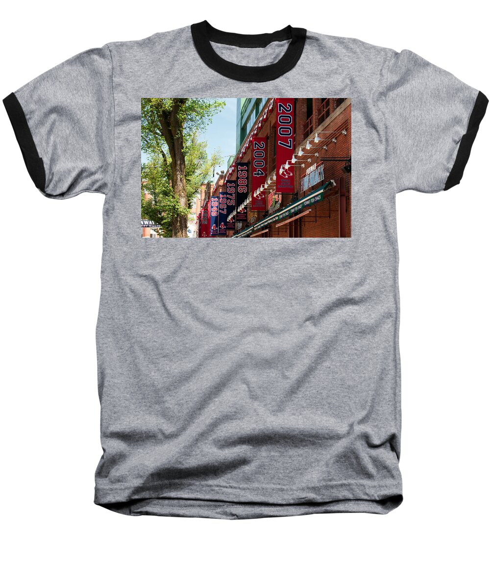 Red Sox Baseball T-Shirt featuring the photograph Yawkee Way by Paul Mangold