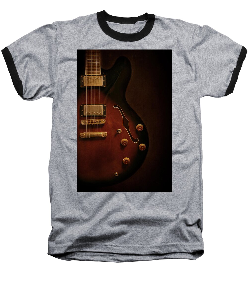 Guitar Baseball T-Shirt featuring the photograph Yum. by Jeff Mize