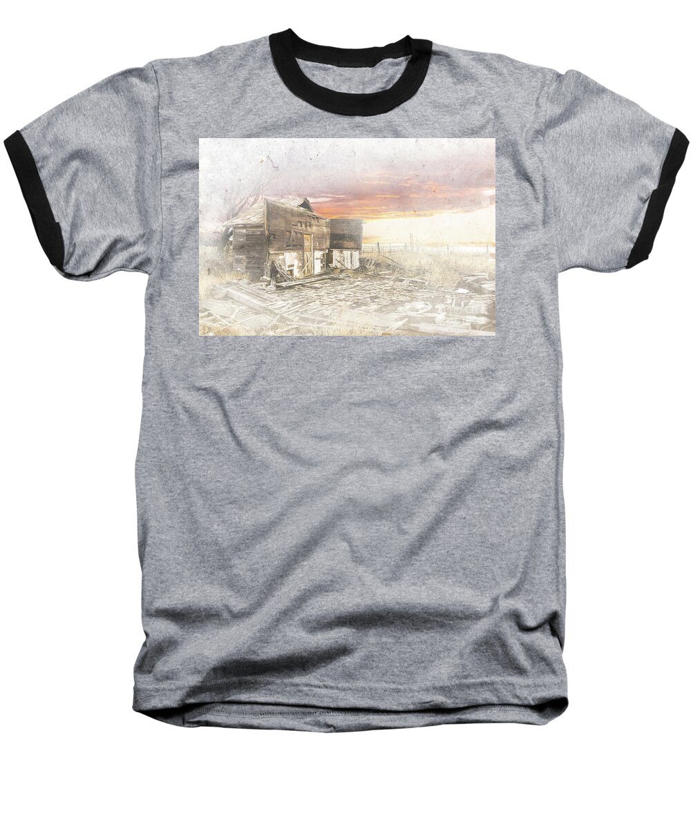 Yuma Baseball T-Shirt featuring the digital art Yuma CO Oldie by Deb Nakano