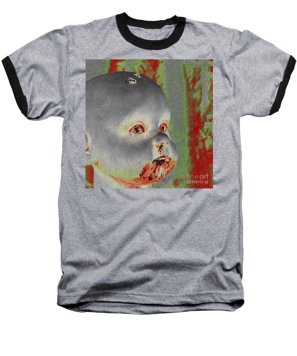 Zombie Baseball T-Shirt featuring the photograph Zombie Baby Two by Beverly Shelby