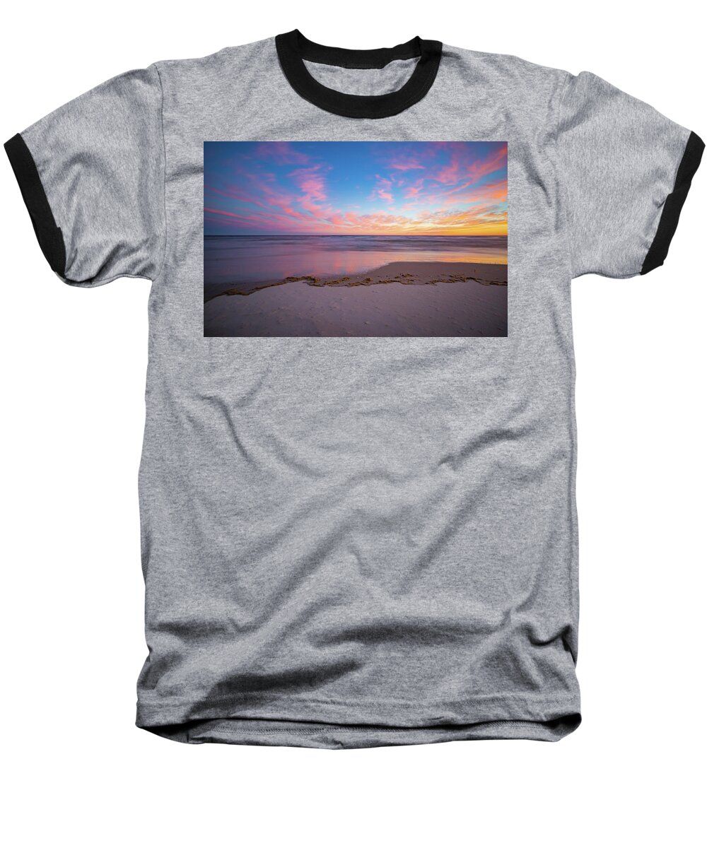 Atlantic Baseball T-Shirt featuring the photograph Atlantic Sunrise #1 by Paula OMalley
